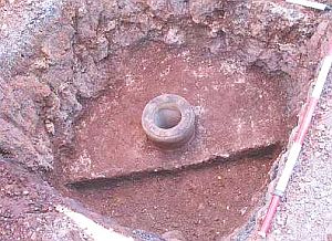 Image: Workers from the museum department have been using simple tools to dig deeper into what could be a portion of a wall dating back to the Portuguese era in Malacca."