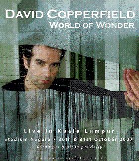 Afbeelding: David Copperfield in Kuala Lumpur."